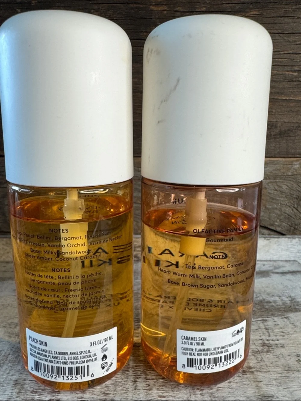 PHLUR Peach Skin + Caramel Skin Hydrating Hair & Body Mist — Peach - Picture 2 of 3